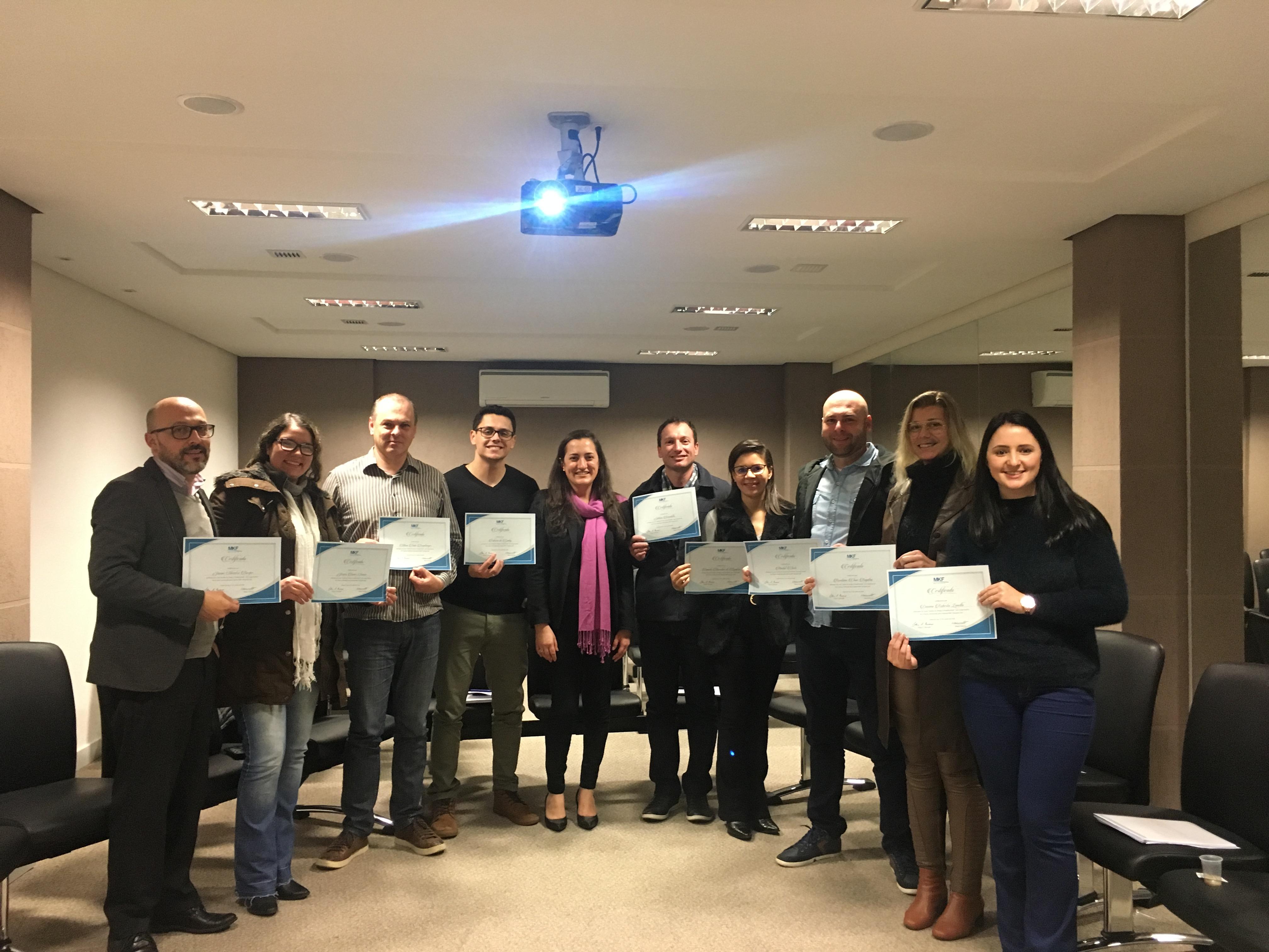 Mais uma turma certificada no curso de Gestão do Tempo e Produtividade 