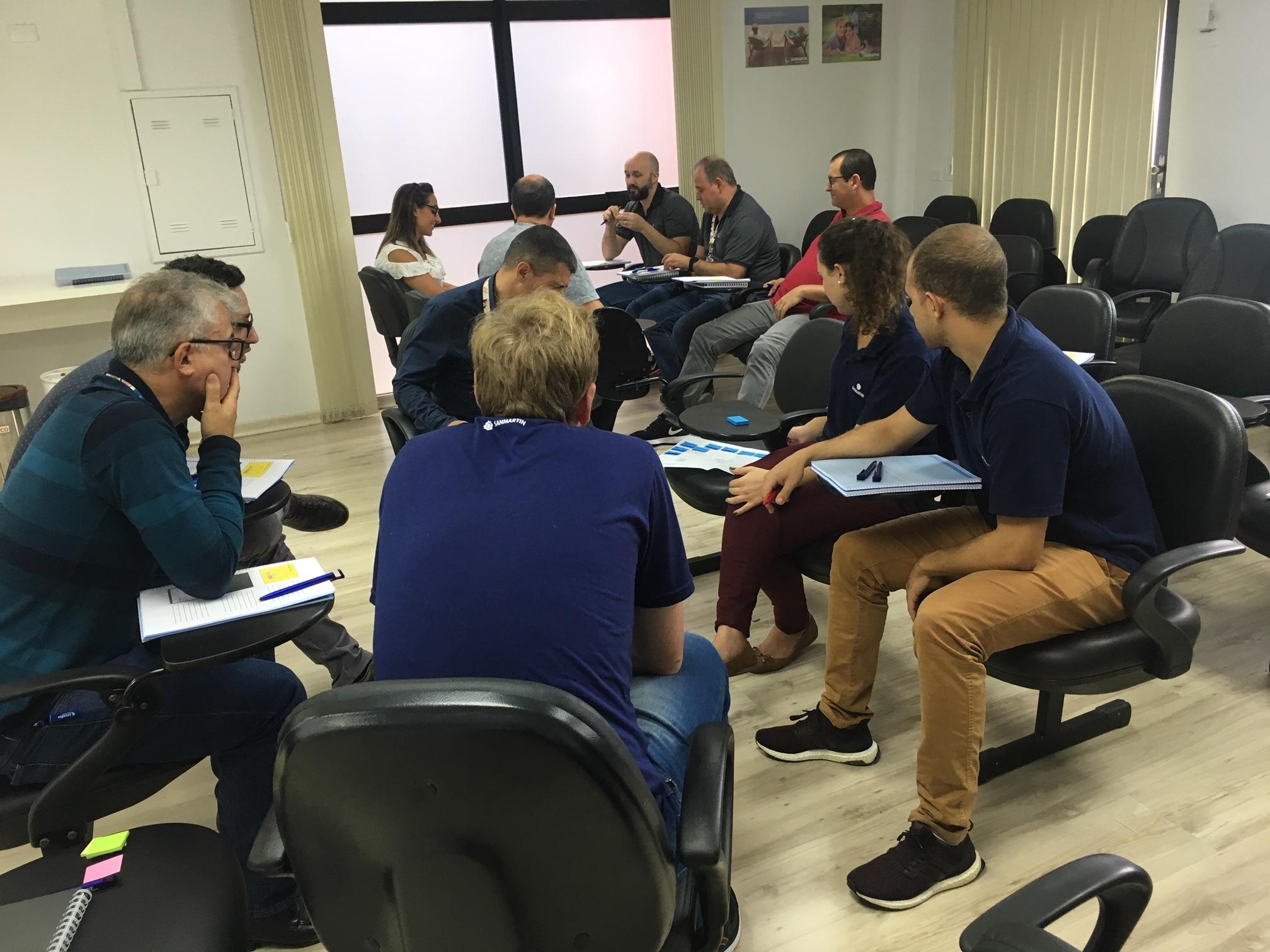 Imagem em destaque do post Formação de Multiplicadores de Treinamento na Sanmartin